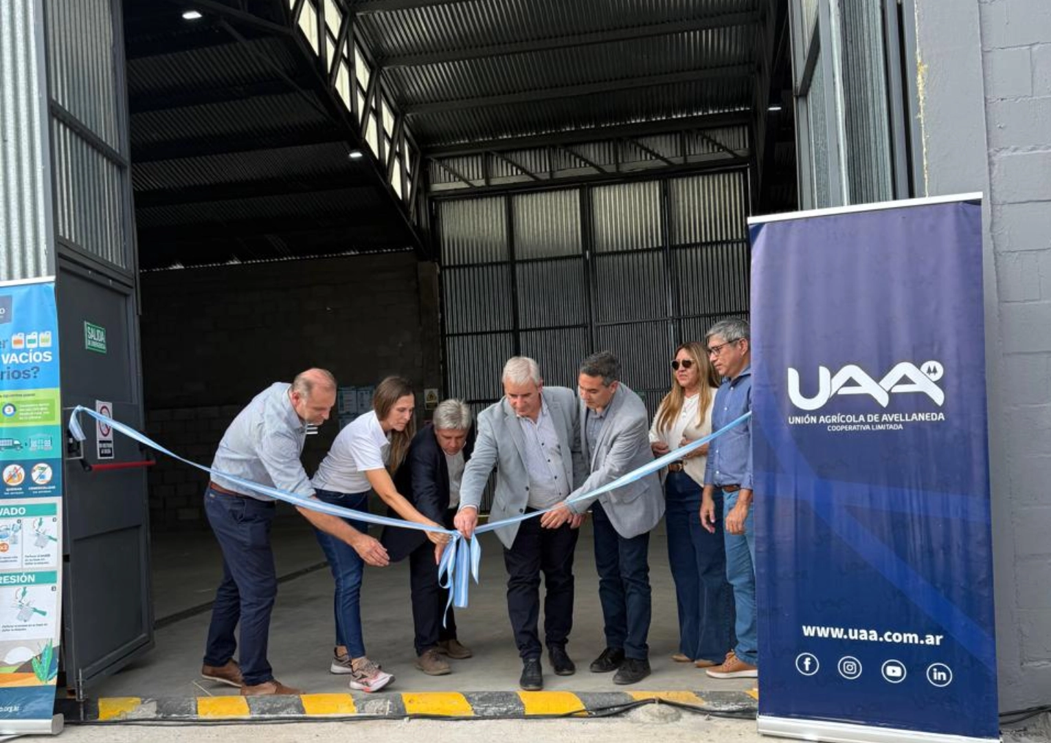 Lee más sobre el artículo La UAA habilitó un nuevo centro para la gestión de envases vacíos de fitosanitarios en Bandera