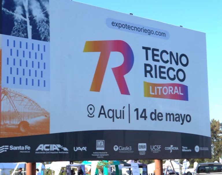 Riego, innovación y desarrollo productivo: así se vivió la primera Expo Tecno Riego del Litoral